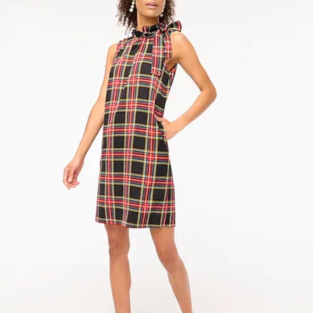 NWT J. Crew Bow-neck Shift Dress